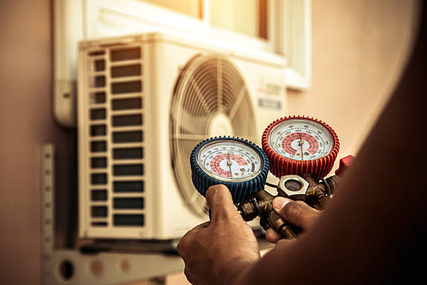 Professional Hvac technician working in Colfax, NC